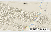 Shaded Relief 3D Map of Tyllakh