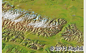 Satellite Map of the area around 65° 57' 19" N, 142° 52' 30" E