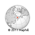 Outline Map of the Area around 65° 57' 19" N, 156° 28' 29" E, rectangular outline