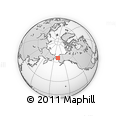Outline Map of the Area around 65° 57' 19" N, 167° 22' 30" W, rectangular outline