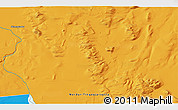 Political 3D Map of the area around 65° 57' 19" N, 16° 4' 29" W