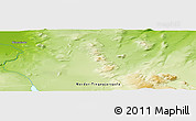 Physical Panoramic Map of the area around 65° 57' 19" N, 16° 4' 29" W