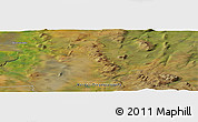 Satellite Panoramic Map of the area around 65° 57' 19" N, 16° 4' 29" W