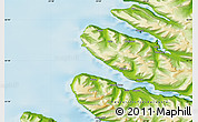 Physical Map of Háls