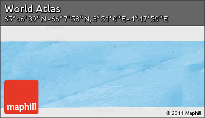 Physical Panoramic Map of the Area around 65° 57' 19" N, 4° 19' 30" E
