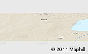 Shaded Relief Panoramic Map of the area around 65° 57' 19" N, 64° 40' 30" E