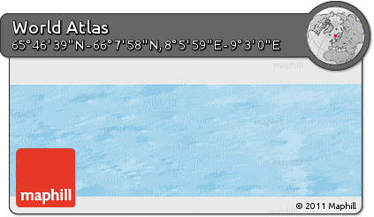 Physical Panoramic Map of the Area around 65° 57' 19" N, 8° 34' 29" E