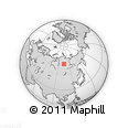 Outline Map of the Area around 66° 16' 20" N, 104° 37' 30" E, rectangular outline