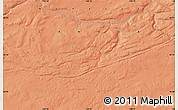 Political Map of the area around 66° 16' 20" N, 109° 34' 29" W