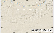Shaded Relief Map of the area around 66° 16' 20" N, 109° 34' 29" W