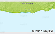 Physical 3D Map of the area around 66° 16' 20" N, 118° 55' 30" W