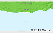Political 3D Map of the area around 66° 16' 20" N, 118° 55' 30" W