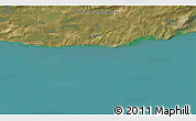 Satellite 3D Map of the area around 66° 16' 20" N, 118° 55' 30" W