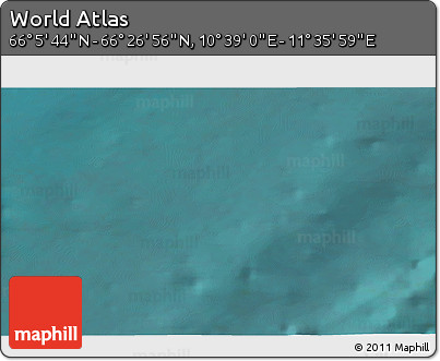 Satellite 3D Map of the Area around 66° 16' 20" N, 11° 7' 30" E