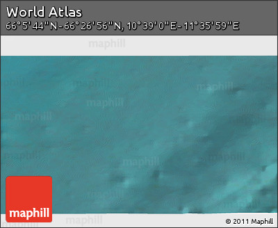 Satellite 3D Map of the Area around 66° 16' 20" N, 11° 7' 30" E