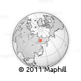 Outline Map of the Area around 66° 16' 20" N, 135° 13' 29" E, rectangular outline