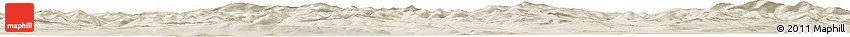 Shaded Relief Horizon Map of the Area around 66° 16' 20" N, 138° 37' 30" E