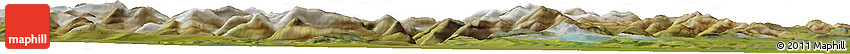 Satellite Horizon Map of the Area around 66° 16' 20" N, 142° 1' 30" E