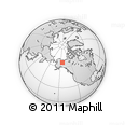 Outline Map of the Area around 66° 16' 20" N, 144° 25' 30" W, rectangular outline