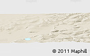 Shaded Relief Panoramic Map of the area around 66° 16' 20" N, 151° 13' 29" W