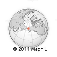 Outline Map of the Area around 66° 16' 20" N, 163° 7' 30" W, rectangular outline