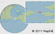 Savanna Style Location Map of the area around 66° 16' 20" N, 168° 13' 29" W, hill shading