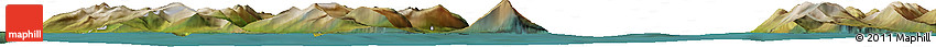 Satellite Horizon Map of Siglufjörður
