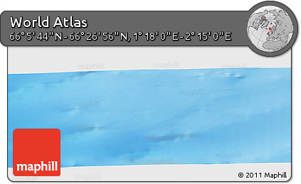 Physical Panoramic Map of the Area around 66° 16' 20" N, 1° 46' 29" E