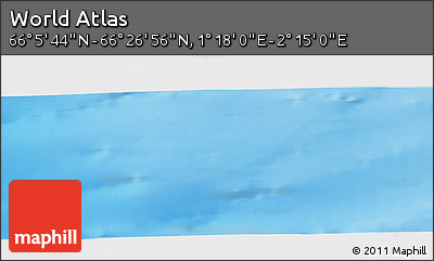 Physical Panoramic Map of the Area around 66° 16' 20" N, 1° 46' 29" E