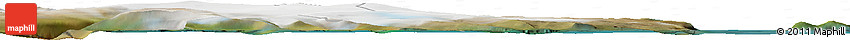 Satellite Horizon Map of the Area around 66° 16' 20" N, 22° 1' 29" W