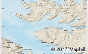 Shaded Relief Map of Hnífsdalur