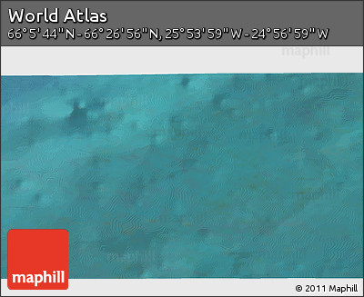 Satellite 3D Map of the Area around 66° 16' 20" N, 25° 25' 29" W