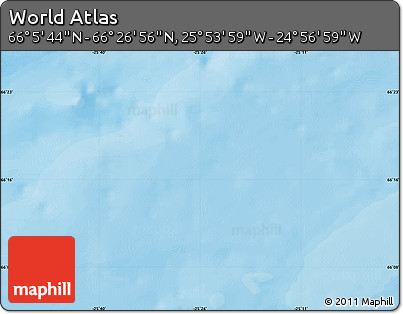 Political Map of the Area around 66° 16' 20" N, 25° 25' 29" W
