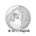 Outline Map of the Area around 66° 16' 20" N, 28° 49' 30" W, rectangular outline