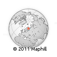 Outline Map of the Area around 66° 16' 20" N, 29° 49' 30" E, rectangular outline
