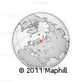 Outline Map of the Area around 66° 16' 20" N, 40° 1' 29" E, rectangular outline