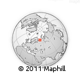 Outline Map of the Area around 66° 16' 20" N, 46° 49' 30" E, rectangular outline