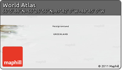 Satellite Panoramic Map of the Area around 66° 16' 20" N, 49° 13' 30" W