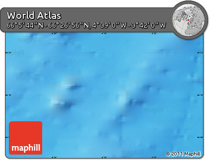 Physical Map of the Area around 66° 16' 20" N, 4° 10' 30" W