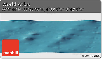 Satellite Panoramic Map of the Area around 66° 16' 20" N, 4° 10' 30" W