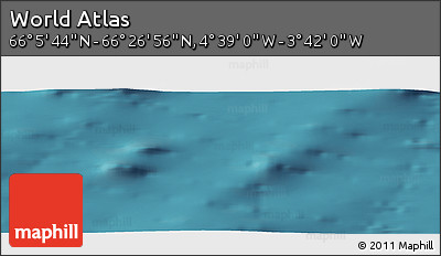 Satellite Panoramic Map of the Area around 66° 16' 20" N, 4° 10' 30" W