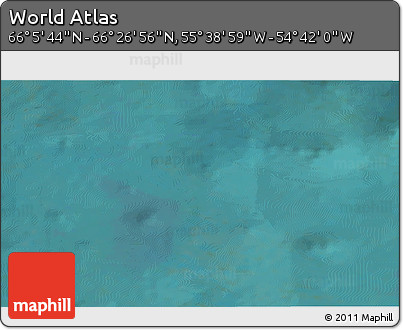 Satellite 3D Map of the Area around 66° 16' 20" N, 55° 10' 29" W