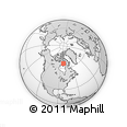 Outline Map of the Area around 66° 16' 20" N, 82° 22' 30" W, rectangular outline
