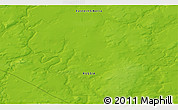 Physical 3D Map of the area around 66° 16' 20" N, 84° 13' 29" E