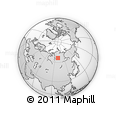 Outline Map of the Area around 66° 16' 20" N, 99° 31' 30" E, rectangular outline