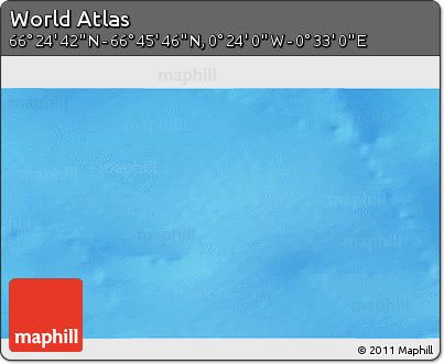 Physical 3D Map of the Area around 66° 35' 14" N, 0° 4' 30" E