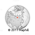 Outline Map of the Area around 66° 35' 14" N, 102° 4' 29" E, rectangular outline