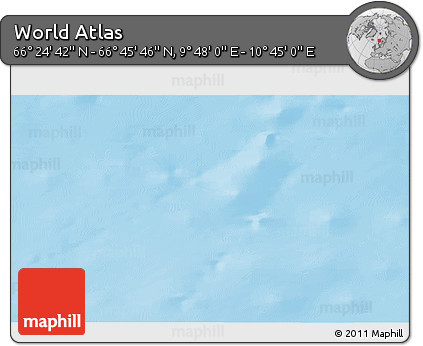 Physical 3D Map of the Area around 66° 35' 14" N, 10° 16' 30" E