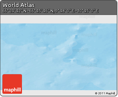 Political 3D Map of the Area around 66° 35' 14" N, 10° 16' 30" E