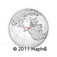 Outline Map of the Area around 66° 35' 14" N, 135° 55' 30" W, rectangular outline